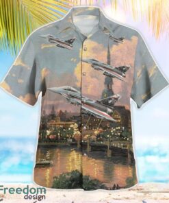 German Air Force Eurofighter Typhoon 30+25 Hawaiian Shirt Summer Beach Shirt Product Photo 3