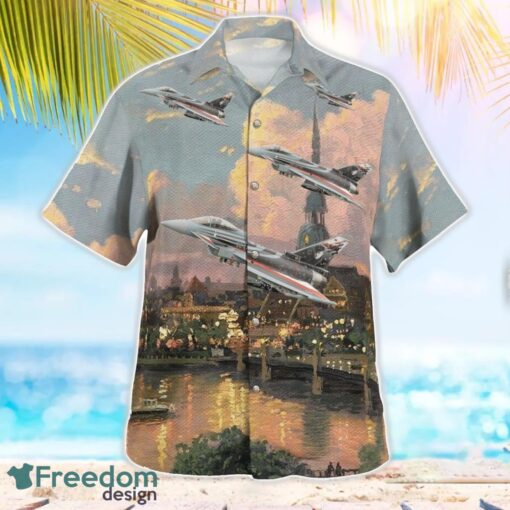 German Air Force Eurofighter Typhoon 30+25 Hawaiian Shirt Summer Beach Shirt Product Photo 3