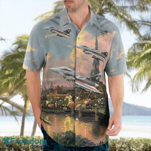 German Air Force Eurofighter Typhoon 30+25 Hawaiian Shirt Summer Beach Shirt Product Photo 4