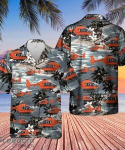 German Air Medical Services Helicopter 1 Hawaiian Shirt Beach Summer Shirt