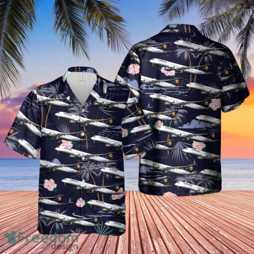 German Airline Lufthansa Airbus A350-941 Hawaiian Shirt Beach Summer Shirt Product Photo 1