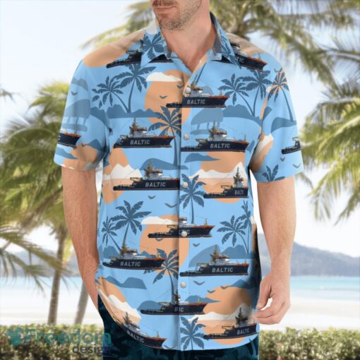 German Emergency Tow Vessel (ETV) Baltic Aloha Hawaiian Shirt Product Photo 4