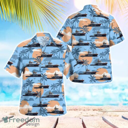 German Emergency Tow Vessel (ETV) Baltic Aloha Hawaiian Shirt Product Photo 1