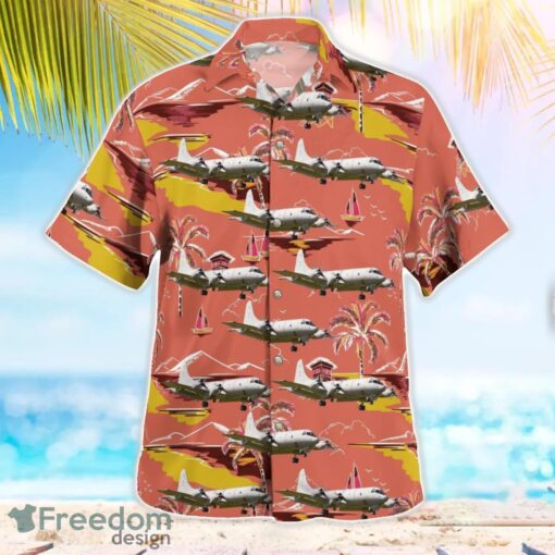 German Navy Lockheed P-3C Orion Aloha Hawaiian Shirt Product Photo 2