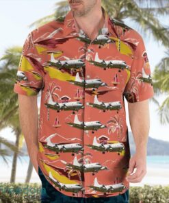 German Navy Lockheed P-3C Orion Aloha Hawaiian Shirt Product Photo 3