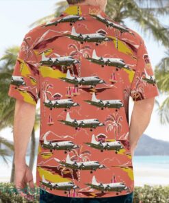 German Navy Lockheed P-3C Orion Aloha Hawaiian Shirt Product Photo 4