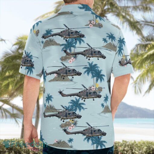 German Navy Westland Super Lynx Mk.88A Aloha Hawaiian Shirt Product Photo 4