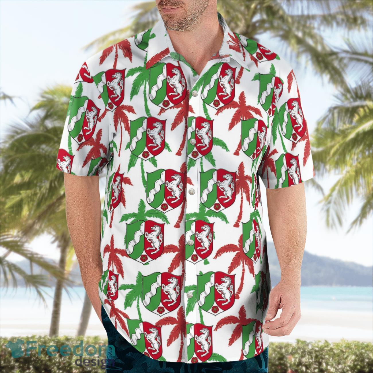 Germany, North Rhine-Westphalia Aloha Hawaiian Shirt Germany, North Rhine-Westphalia Aloha Hawaiian Shirt Product Photo 3