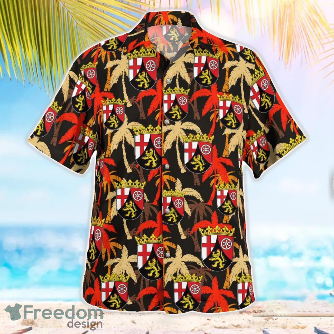 Germany, Rhineland Palatinate Aloha Hawaiian Shirt image Germany, Rhineland-Palatinate Aloha Hawaiian Shirt Product Photo 3
