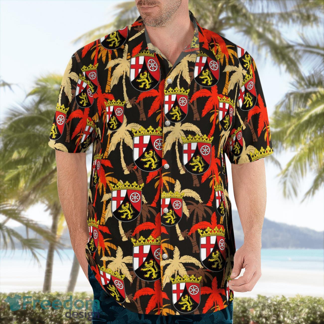 Germany, Rhineland-Palatinate Aloha Hawaiian Shirt Germany, Rhineland-Palatinate Aloha Hawaiian Shirt Product Photo 4