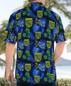 Germany, Saxony State Police Patch Hawaiian Shirt Men Women Beach Shirt Product Photo 2