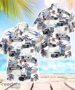 Gerry Volunteer Fire Department, New York 3D Hawaiian Shirt