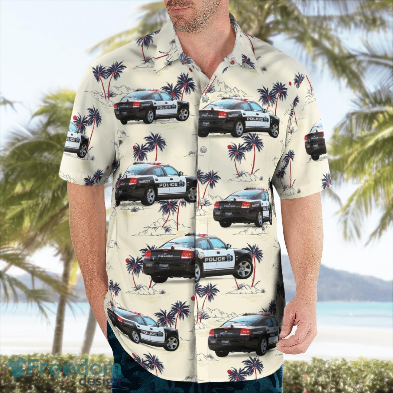 Gladstone MO Police Dodge Chargers 3D Hawaiian Shirt Gladstone MO Police Dodge Chargers 3D Hawaiian Shirt Product Photo 4
