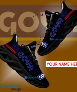 Goya Foods Sport Sneaker Fashion Custom Name Gift Max Soul Shoes USA Flag Star New For Fans - Goya Foods Running Shoes New Trending Personalized Photo 1