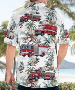 Granville, Massachusetts, Granville Fire Department Aloha Hawaiian Shirt Product Photo 2