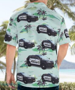 Green Bay Police Ford Police Interceptor Utility 3D Hawaiian Shirt Product Photo 2