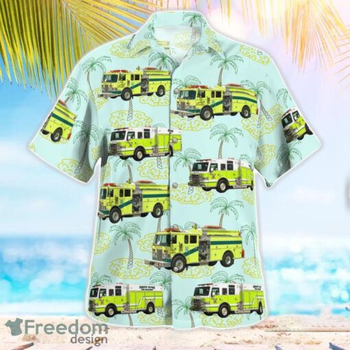 Green River Fire Department 3D Hawaiian Shirt Product Photo 2