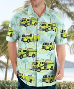 Green River Fire Department 3D Hawaiian Shirt Product Photo 3