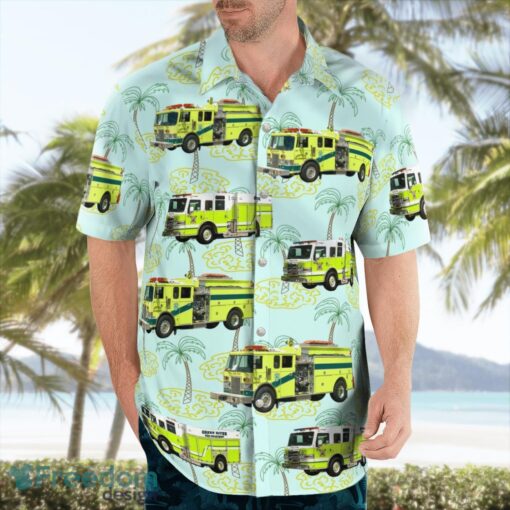 Green River Fire Department 3D Hawaiian Shirt Product Photo 3