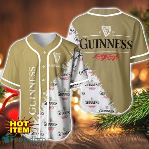 Guinness Logo Printed Baseball Jersey Shirt For Men And Women Product Photo 1