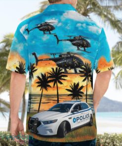 Gwinnett County Police MD Helicopters 369FF & Car Beach Hawaiian Shirt Summer Gift Product Photo 2