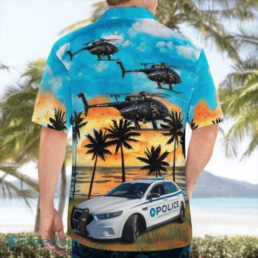 Gwinnett County Police MD Helicopters 369FF & Car Beach Hawaiian Shirt Summer Gift Product Photo 2