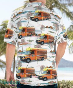 Gwinnett County Prisoner Transport Bus 3D Summer Aloha Hawaiian Shirt Product Photo 2