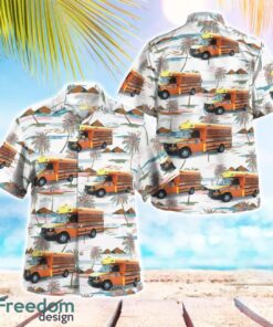 Gwinnett County Prisoner Transport Bus 3D Summer Aloha Hawaiian Shirt