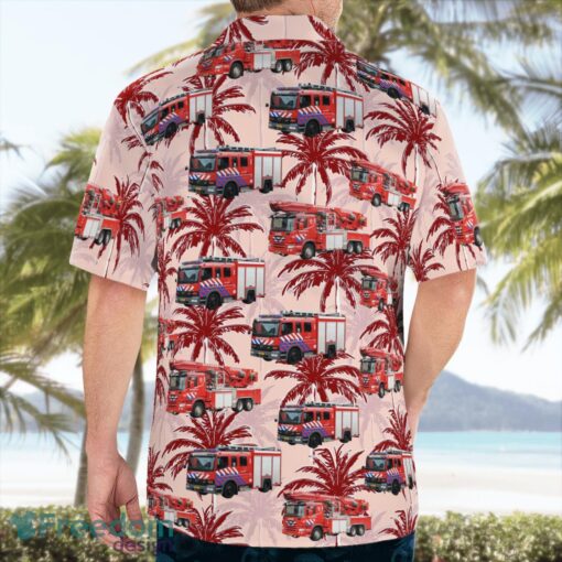 Haarlem, Netherlands, Brandweer Kennemerland Aloha Hawaiian Shirt Product Photo 2