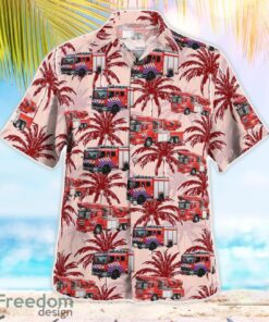 Haarlem, Netherlands, Brandweer Kennemerland Aloha Hawaiian Shirt Product Photo 3