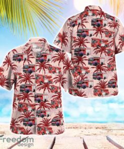 Haarlem, Netherlands, Brandweer Kennemerland Aloha Hawaiian Shirt Product Photo 1