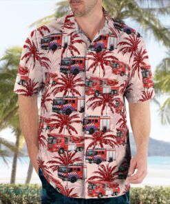 Haarlem, Netherlands, Brandweer Kennemerland Aloha Hawaiian Shirt Product Photo 4