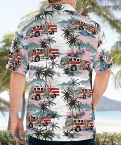 Hagerman Fire Department, NY 3D Summer Aloha Hawaiian Shirt Product Photo 2