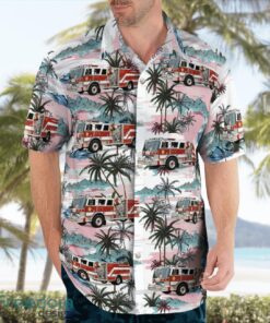 Hagerman Fire Department, NY 3D Summer Aloha Hawaiian Shirt image Hagerman Fire Department, NY 3D Summer Aloha Hawaiian Shirt Product Photo 4