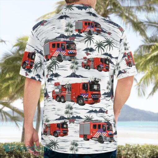 Hague, Netherlands, Brandweer Haaglanden Aloha Hawaiian Shirt Product Photo 2