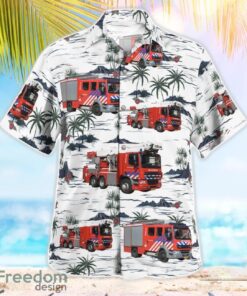 Hague, Netherlands, Brandweer Haaglanden Aloha Hawaiian Shirt Product Photo 3