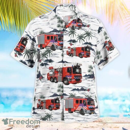 Hague, Netherlands, Brandweer Haaglanden Aloha Hawaiian Shirt Product Photo 3