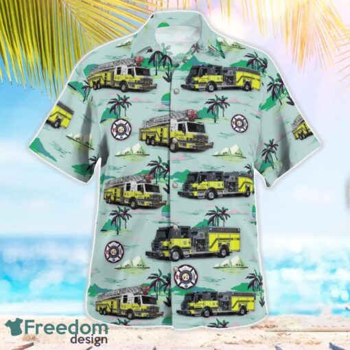 Hallandale Beach Florida Fire Rescue Beach Hawaiian Shirt Summer Gift Product Photo 2