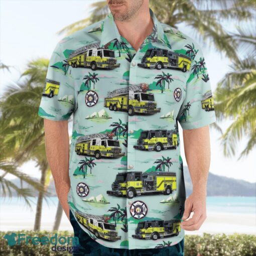 Hallandale Beach Florida Fire Rescue Beach Hawaiian Shirt Summer Gift Product Photo 3