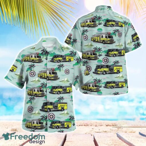 Hallandale Beach Florida Fire Rescue Beach Hawaiian Shirt Summer Gift Product Photo 1