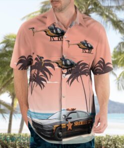 Hamilton County, Ohio, Hamilton County Sheriff's Office Dodge Charger And MD 530F Helicopter Hawaiian Shirt Summer Beach Shirt Product Photo 3