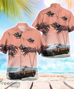 Hamilton County, Ohio, Hamilton County Sheriff’s Office Dodge Charger And MD 530F Helicopter Hawaiian Shirt Summer Beach Shirt