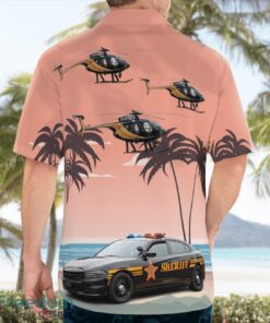 Hamilton County, Ohio, Hamilton County Sheriff's Office Dodge Charger And MD 530F Helicopter Hawaiian Shirt Summer Beach Shirt Product Photo 4
