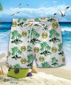 Hammarby Fotboll Hawaii Shirt And Shorts For Men And Women Product Photo 2