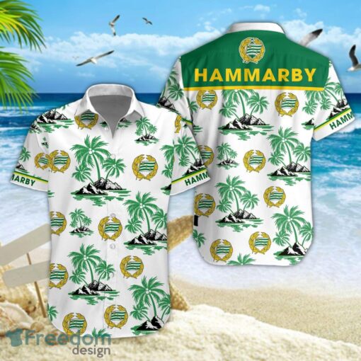 Hammarby Fotboll Hawaii Shirt And Shorts For Men And Women Product Photo 1