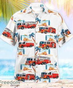 Hampden Township Volunteer FD 3D Summer Aloha Hawaiian Shirt Product Photo 3