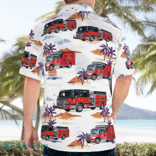 Hardee County Florida Fire Department 3D Hawaiian Shirt Product Photo 2