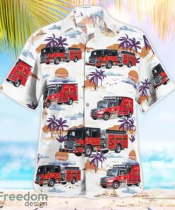 Hardee County Florida Fire Department 3D Hawaiian Shirt Product Photo 3