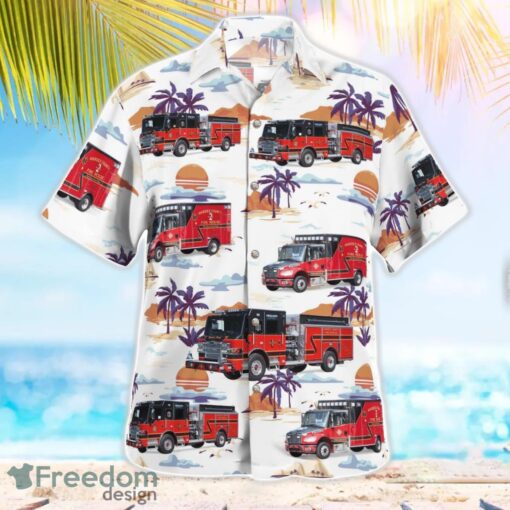 Hardee County Florida Fire Department 3D Hawaiian Shirt Product Photo 3