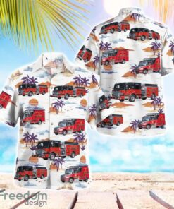 Hardee County Florida Fire Department 3D Hawaiian Shirt Product Photo 1